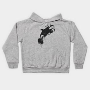 Killer Whale Orcinus Orca Kids Hoodie